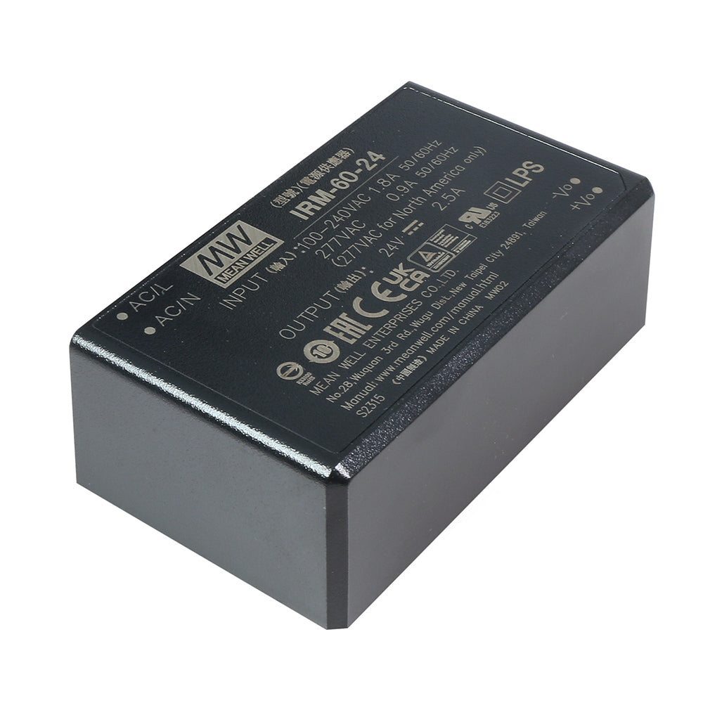 Mean Well AC-DC Power Converter – 24V 2.5A 60W